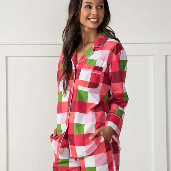 Printfresh Other - PRINTFRESH PAJAMAS HOLIDAY PJS BUFFALO PLAID LARGE NWT